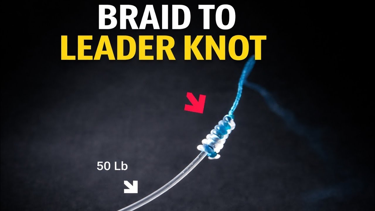 Ultimate Braid to Leader Knot Everyone Should Know - YouTube