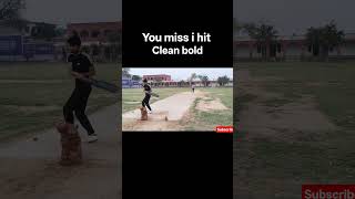 you miss i hit cleas bold #cricket #cricket #cricketacadmey #technicalcourses
