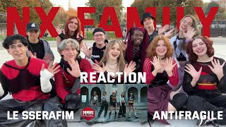 UNLXMITED REACTS TO - LE SSERAFIM (르세라핌) 'ANTIFRAGILE' OFFICIAL M/V - REACTION