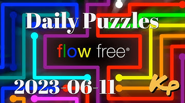 Flow Free - Daily Puzzles - 2023-06-11 - June 11th 2023