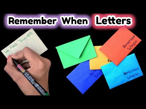Romantic And Quick DIY Love Letter | Friendship Day Gift Ideas |