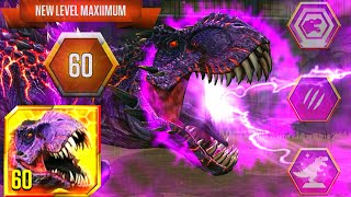 NEW UPGRADE OMEGA 09 MAX LEVEL 60 | JURASSIC WORLD THE GAME screenshot 5