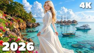 Deep House Summer Mix 2026 🌺 Tropical Beach Chill Vibes for Relaxing 4K UHD | House Music