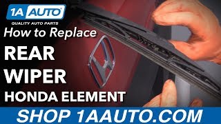 How To Replace Rear Wiper Blade 03 11 Honda Element Youtube