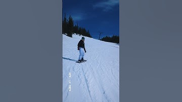 Learning edge control up on timberline - 4th time on the mountain