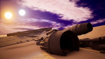 Space-Desert Ruins (Unreal Engine 5 - Level Sequence)