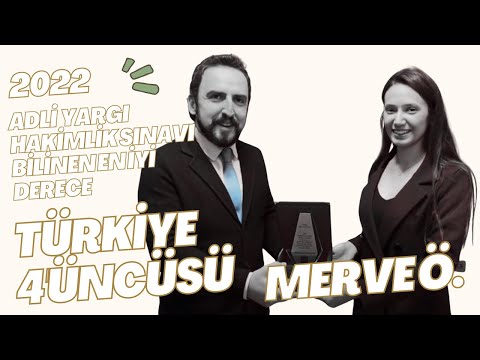 2022 Adli Hakimlik Mezun Bilinen En İyi Derece Türkiye 4'üncüsü Merve Dostumuzla Birlikteydik