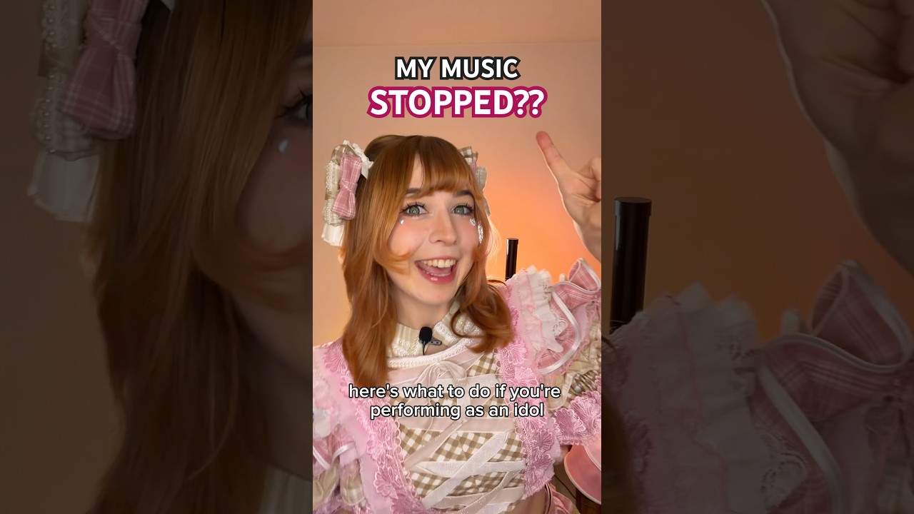 Has your music ever CUT while you’re still performing?? #dance #jpopidol #kaigaiidol #kawaii #idol