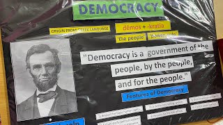 Democracy Teaching Aids - Chart and Model of Social Science for B.Ed. & other teaching courses