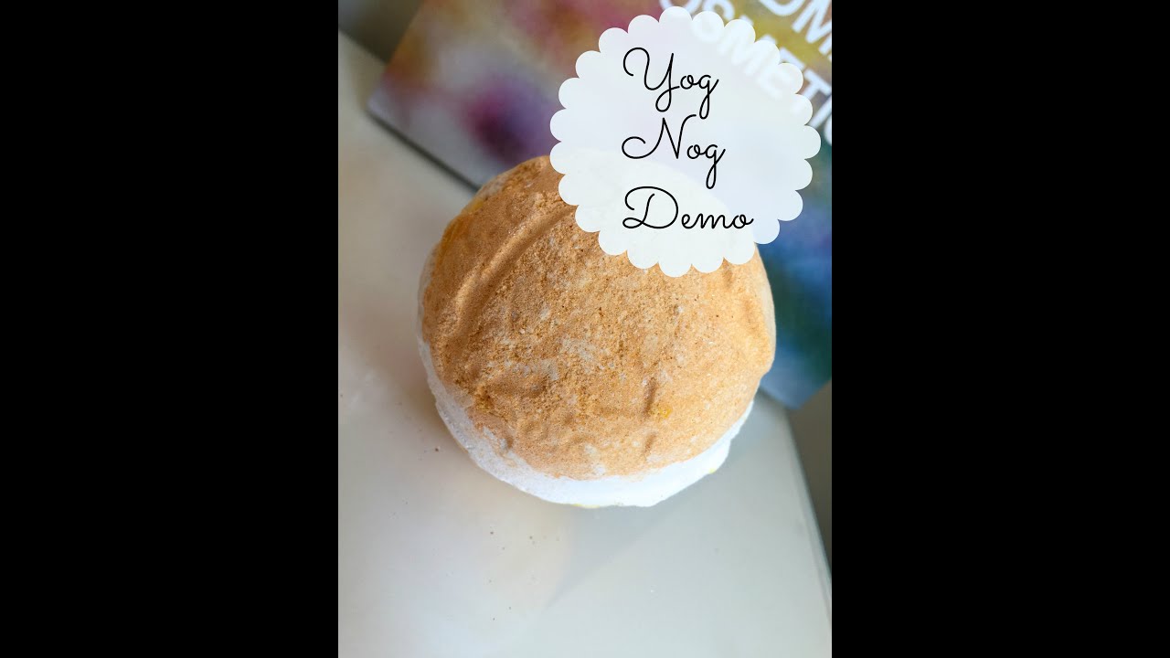 Lush Yog Nog Bath Bomb | Demo