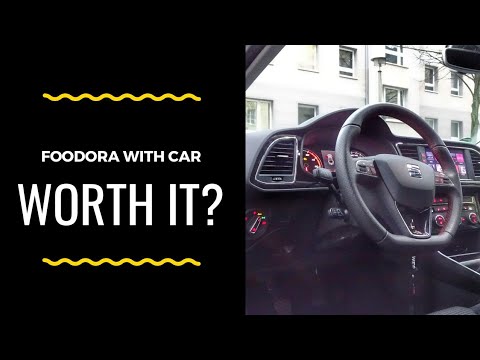 Food Delivery With Car For Foodora In Berlin Youtube