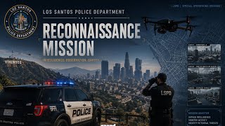 🚔 LOS SANTOS POLICE DEPARTMENT: RECONNAISSANCE MISSION | GTA V 🚁 #gaming #gtav #rockstargames #game