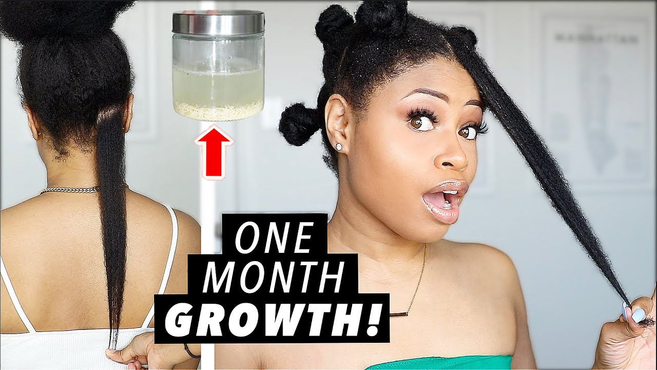 RICE WATER for EXTREME Hair Growth?! ➟ (honest review & measurements) -  YouTube