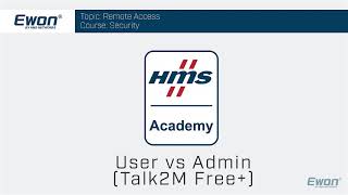 Talk2M Setup - User rights: Admin & Users