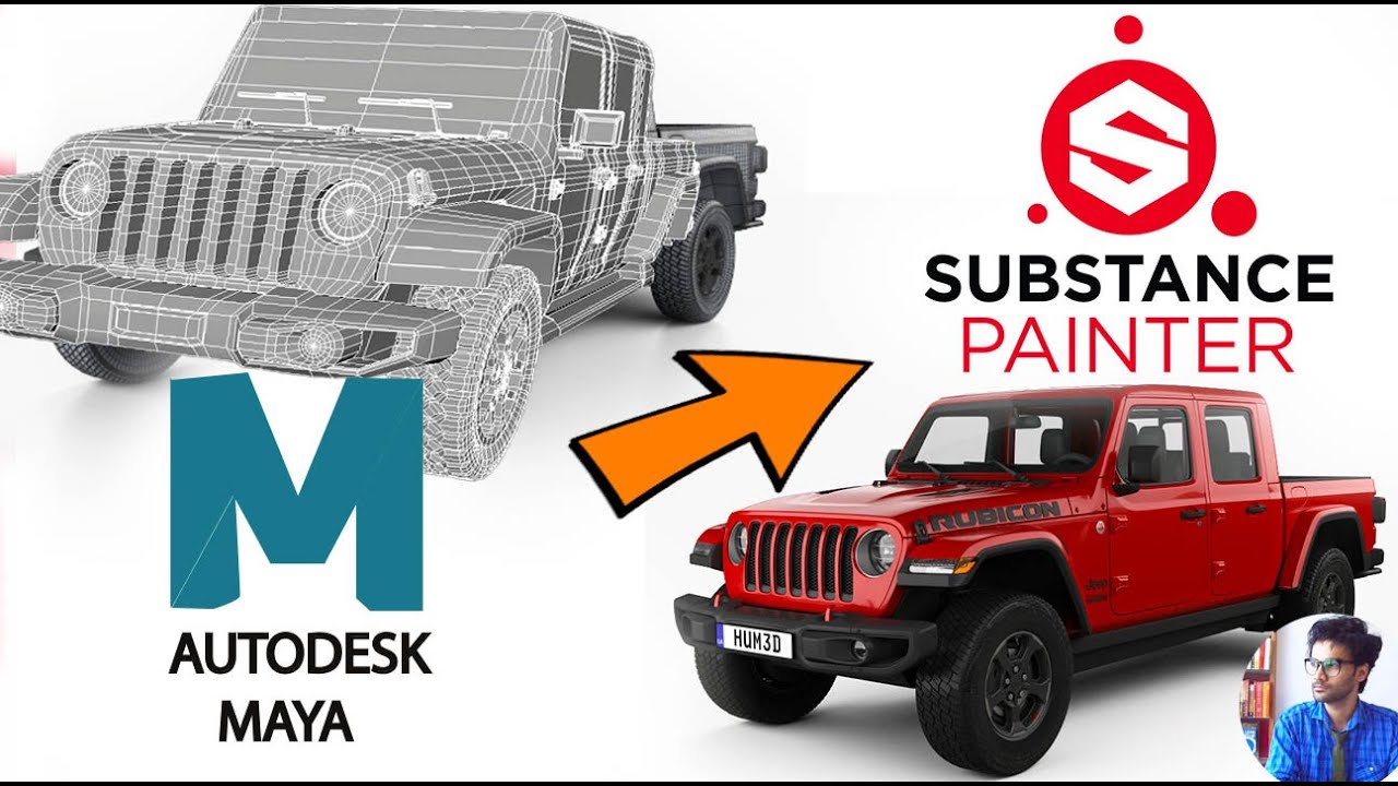 Exporting a 3D Model from Maya and Import into Substance Painter| UV ...