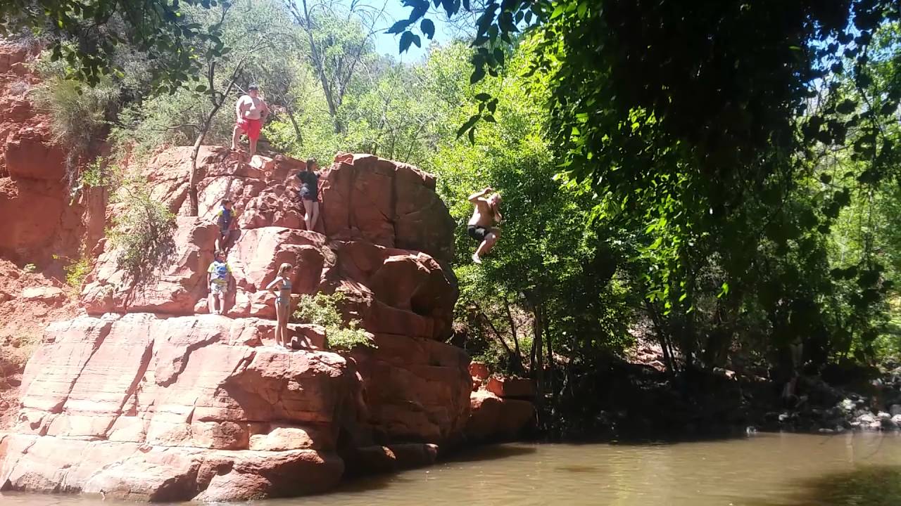 Cliff Jumping at The Bull Pen in Camp Verde, AZ YouTube