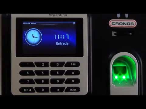 Tutorial ZK X628 Configurar Reloj Biométrico de Control Horario by Cronos -  YouTube