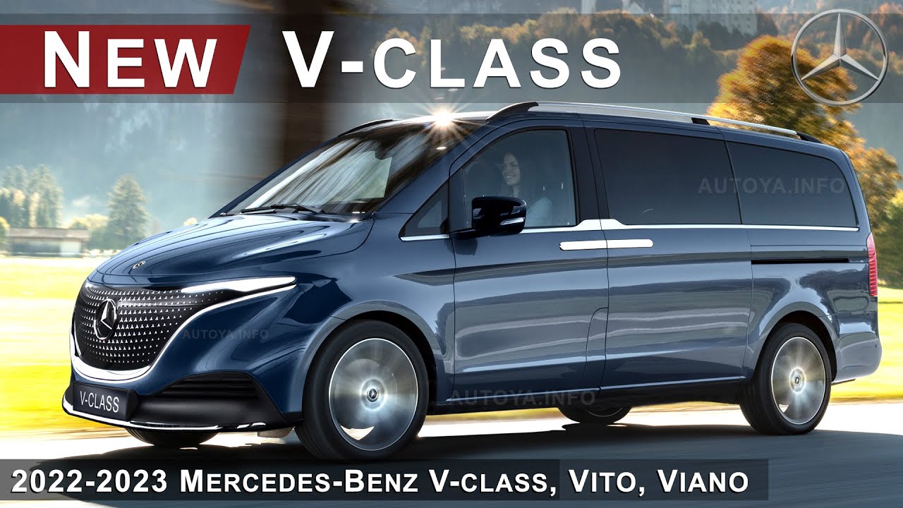 New 2023 Mercedes-Benz V-Class EQV Redesign - Render of Luxury Van ...