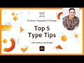 Top 5 typography tips  typography