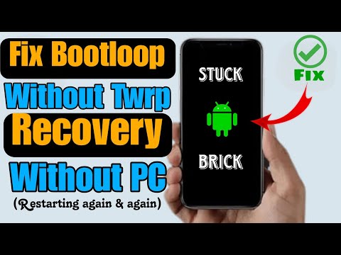 Fix Bootloop On Any Android Without TWRP & PC || How to get out from bootloop without recovery