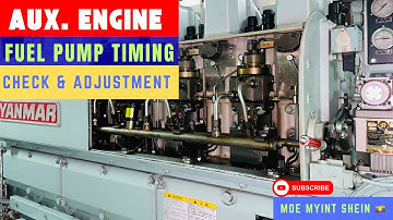 [YANMAR] Fuel Pump Timing Check and Adjustment | MOE MYiNT SHEiN | Technical Vlog : 101