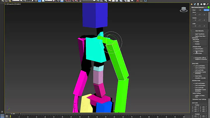De-activating Inherit Rotation mode for the head a...