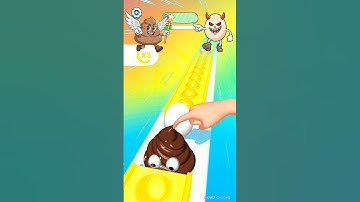 OEPS! Poep vs. Eieren Rennen Race 💩👉🥚 #gaming #shorts #shortsfeed #ytshorts