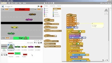 Scratch 2 - Frogger 14a - Splash Screen - Game Over