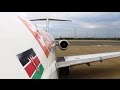 FlySAX DC-9-14 5Y-XXA Takeoff from Kisumu, 14JUN14