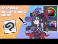 CÓMO COLOREAR EN CLIP STUDIO PAINT | truco herramienta auto-relleno y colores flat | Tutorial