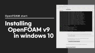[OpenFOAM] Windows10에서 OpenFOAM v9 설치하기