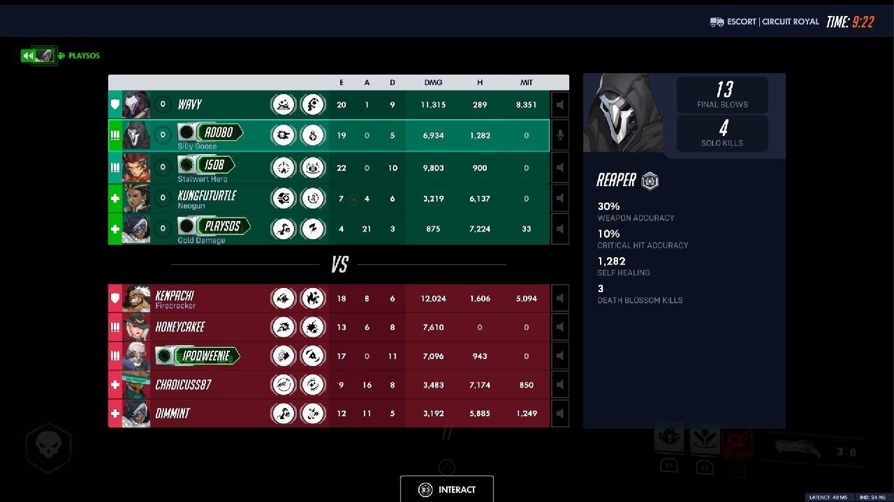 Circuit Royal attack (QP) - Reaper exploiting enemy slow looking speed