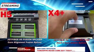 H5 Core Alignment & X4 Core 2 Core Fusion Splicer Compression