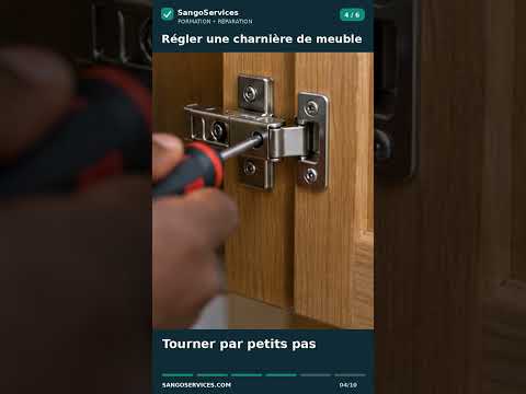 Aperçu de la vidéo : Régler une charnière de meuble