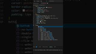 Ez glass design button with css! #shorts
