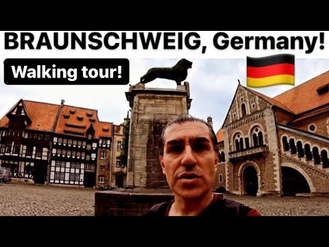 Braunschweig, Germany 🇩🇪 walking tour In the City of lion king!  Travel vlog!