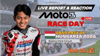 DEBUT VEDA GP HUNGARY ! RACE DAY LIVE REPORT & REACTION MOTO3 MOTOGP BALATON PARK 2026
