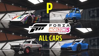 Every Car in Forza Horizon 5 - Part 11: P