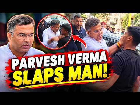 Delhi: Parvesh Verma SLAPS MAN During Road Inspection | Viral Video Sparks Row