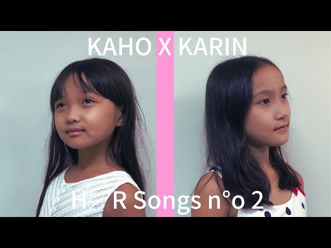 【歌ってみた】夜に駆ける (by YOASOBI) / THE FIRST TAKE - アメリカ小学生9歳7歳姉妹KAHOxKARIN