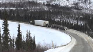 A huge load is pushed up 'Koyukuk' on the Dalton