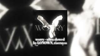 Worry  Ultra Slowed By Lonown Riserayss 1hr