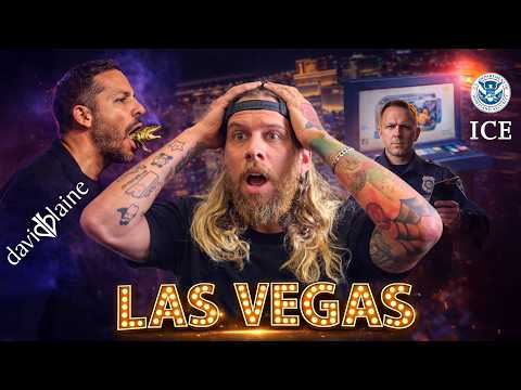 I went to Las Vegas to see David Blaine… and I almost got into trouble with the POLICE at the air...