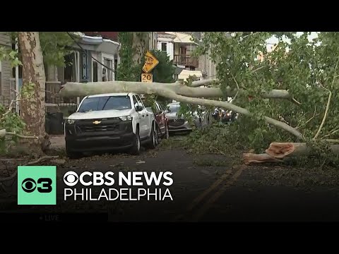 Philadelphia mayor declares disaster emergency after 4 microbursts cause damage across city