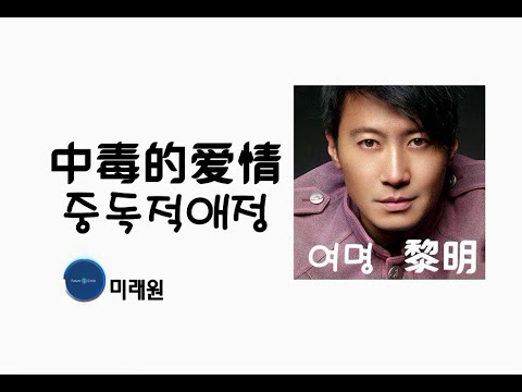 [중국노래]한글가사/해석/자막/병음 여명(黎明)의 중독된 사랑(中毒的爱情 중독적애정)