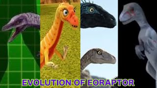 Evolution Of Eoraptor In Movies, Tv Shows, Doentaries, Games, & Paleo Media