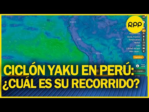 ¿Cuál es el recorrido del ciclón Yaku en estos momentos?
