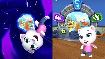 TALKING TOM GOLD RUN 2 - Talking Angela New Update | GamePlay Part 6