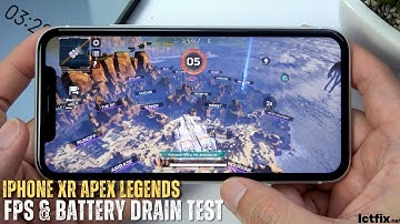 iPhone XR Apex Legends Mobile Gaming test