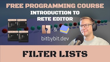 Selecting Specific Items Using Visual Rete Components On The BITBYBIT DEV 3D Platform